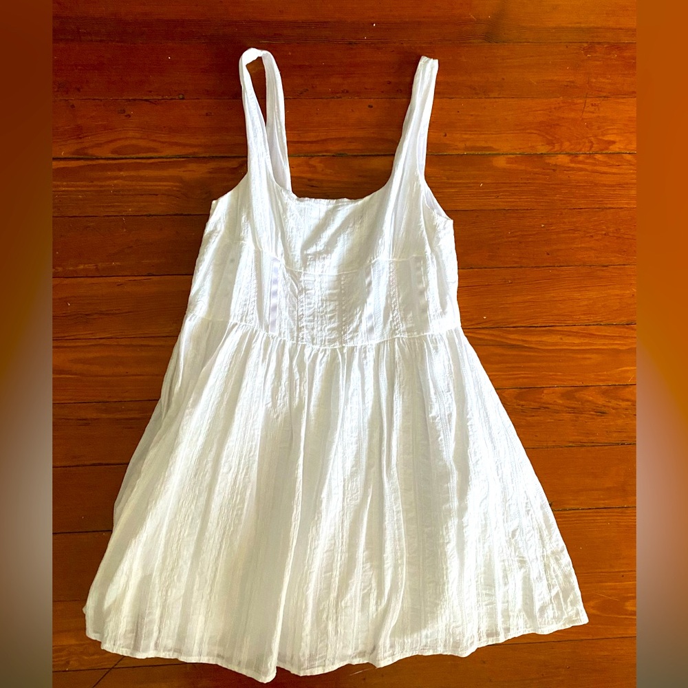 Princess Polly Lorinda Mini Dress in White Size 8